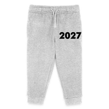 2027 - Kids Organic Sweatpants by Stanley/Stella - heather grey - Front
