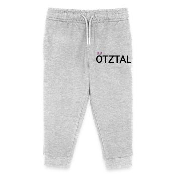 ötztal süßer text  - Kinder Organic Jogginghose Mini Mover von Stanley/Stella - Grau meliert - Vorne