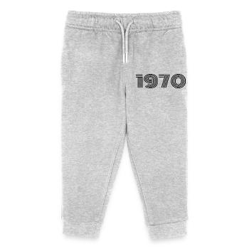 55th Anniversary 55 Years Anniversary - Kids Organic Sweatpants by Stanley/Stella - heather grey - Front