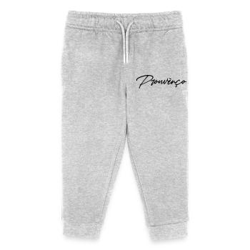 Prouvènço - Kinder Organic Jogginghose Mini Mover von Stanley/Stella - Grau meliert - Vorne