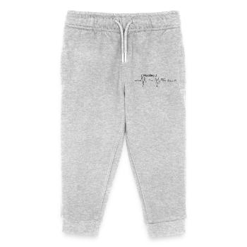 Die Heilung ist nicht linear – Kardiogramm - Kinder Organic Jogginghose Mini Mover von Stanley/Stella - Grau meliert - Vorne