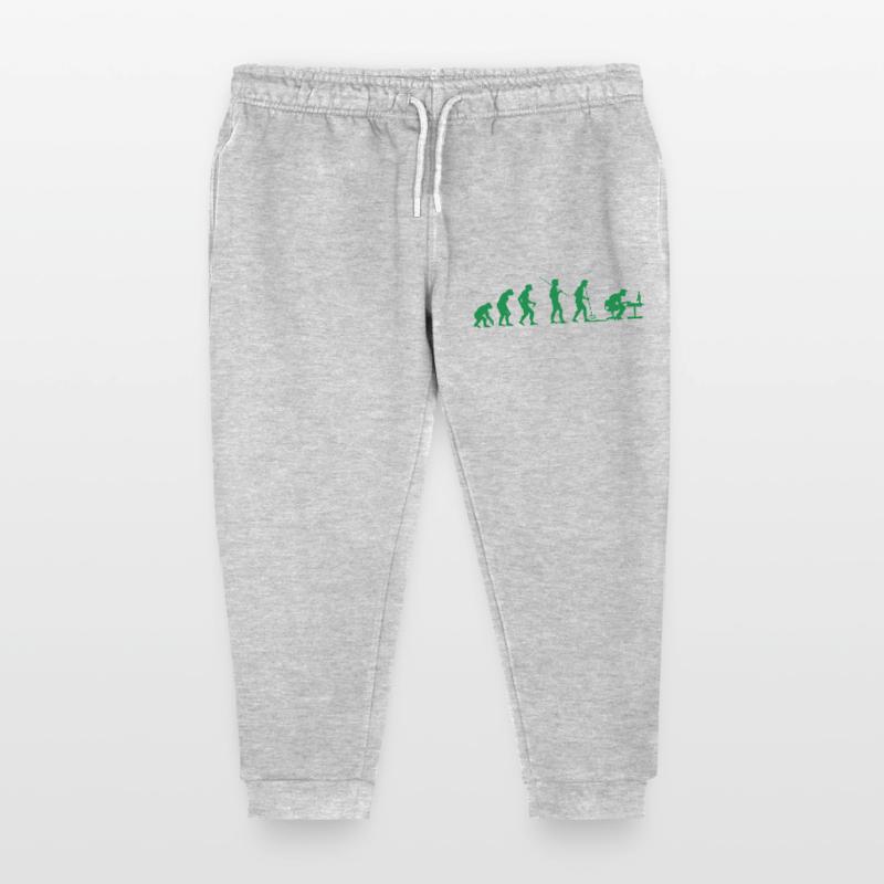 Programmer Evolution Computer Scientist Developer Kids Organic Sweatpants by Stanley/Stella