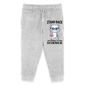 Résignation - J’essaie la science - Pantalon de jogging enfant bio Stanley/Stella - gris chiné - Devant