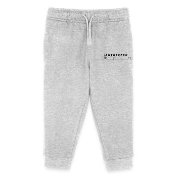 Anvers Skyline - Pantalon de jogging enfant bio Stanley/Stella - gris chiné - Devant