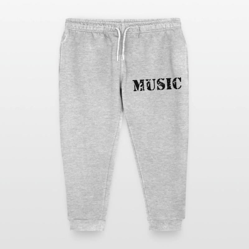 La musique comme la conception d'impression de Pantalon de jogging enfant bio Stanley/Stella