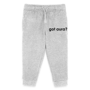Avoir Aura Gen Z Kid Core Aura Points Aura Farming - Pantalon de jogging enfant bio Stanley/Stella - gris chiné - Devant