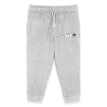 SAILOR - Kinder Organic Jogginghose Mini Mover von Stanley/Stella - Grau meliert - Vorne