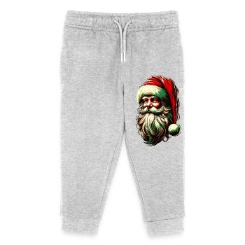 Père Noël Acteur - Pantalon de jogging enfant bio Stanley/Stella - gris chiné - Devant