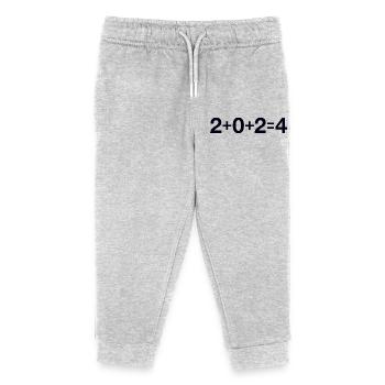 2024 - Kids Organic Sweatpants by Stanley/Stella - heather grey - Front