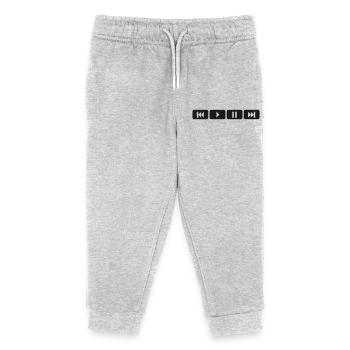 player tasten music play - Kinder Organic Jogginghose Mini Mover von Stanley/Stella - Grau meliert - Vorne