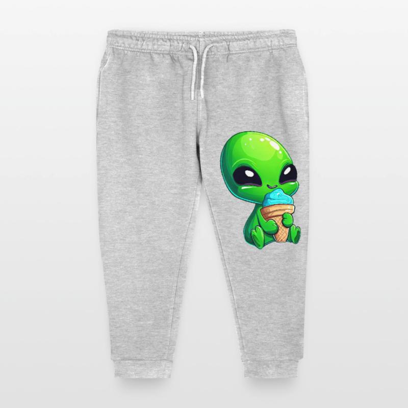 alien grün außerirdischer eis softeis blaues eis Kinder Organic Jogginghose Mini Mover von Stanley/Stella