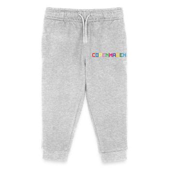 Copenhagen Denmark - Kinder Organic Jogginghose Mini Mover von Stanley/Stella - Grau meliert - Vorne