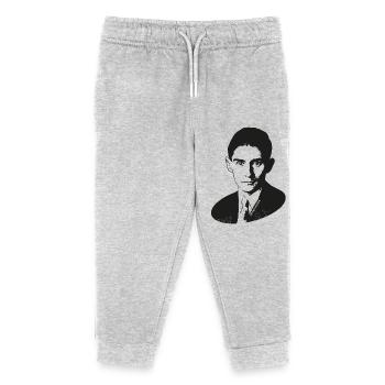 Franz Kafka | Literature world champion Mr.K. - Kids Organic Sweatpants by Stanley/Stella - heather grey - Front