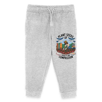 Women day - Kids Organic Sweatpants by Stanley/Stella - heather grey - Front