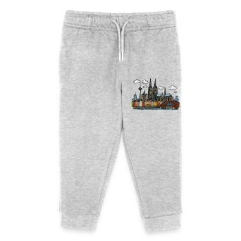Horizon de Cologne - Pantalon de jogging enfant bio Stanley/Stella - gris chiné - Devant