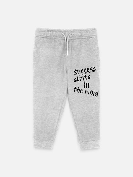 Success Starts in the Mind - Kinder Organic Jogginghose Mini Mover von Stanley/Stella - Grau meliert
