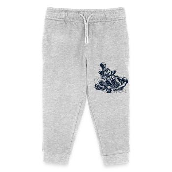 Skeleton Racer Go-Kart Adventure - Pantalon de jogging enfant bio Stanley/Stella - gris chiné - Devant