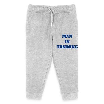 Man in Training - Pantalon de jogging enfant bio Stanley/Stella - gris chiné - Devant