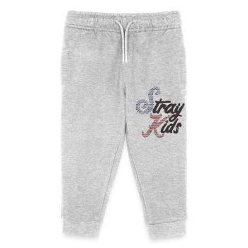Stray Kids - Kinder Organic Jogginghose Mini Mover von Stanley/Stella - Grau meliert - Vorne