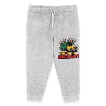 WERFEN SIE DAS UNNÖTIGE - Kinder Organic Jogginghose Mini Mover von Stanley/Stella - Grau meliert - Vorne