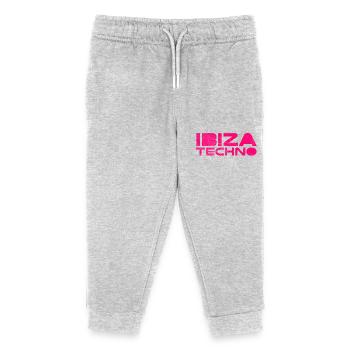 Ibiza Techno - Kids Organic Sweatpants by Stanley/Stella - heather grey - Front