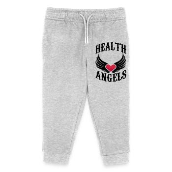Anges de la santé médecin infirmière médecin urgentiste - Pantalon de jogging enfant bio Stanley/Stella - gris chiné - Devant