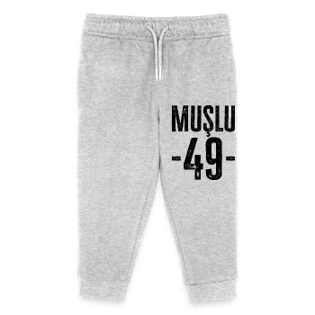 Muş 49 – Diversity from Türkiye - Kids Organic Sweatpants by Stanley/Stella - heather grey - Front