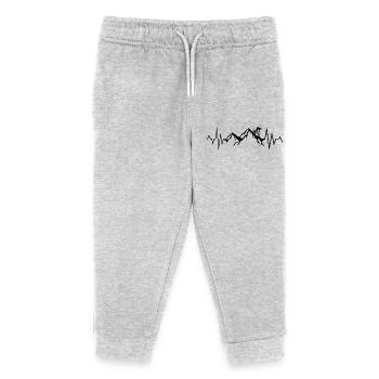 Mountenbiker - Kinder Organic Jogginghose Mini Mover von Stanley/Stella - Grau meliert - Vorne