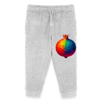 Style WPAP - Grenade - Pantalon de jogging enfant bio Stanley/Stella - gris chiné - Devant