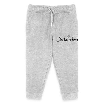 Thank you - Kids Organic Sweatpants by Stanley/Stella - heather grey - Front