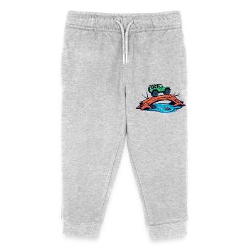 Off-road vehicles - Kids Organic Sweatpants by Stanley/Stella - heather grey - Front