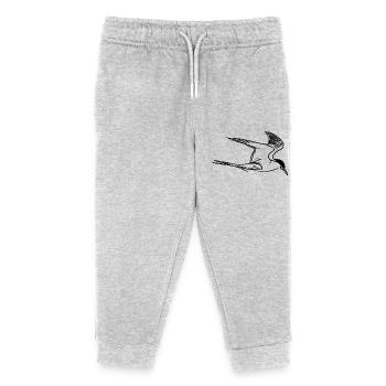 Elegante Seemöve im Flug - Kinder Organic Jogginghose Mini Mover von Stanley/Stella - Grau meliert - Vorne