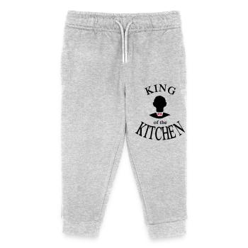 Küchenchef - Kinder Organic Jogginghose Mini Mover von Stanley/Stella - Grau meliert - Vorne