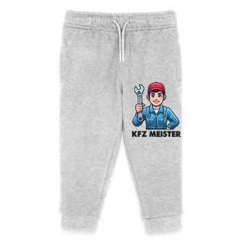 Master Mechanic - Kids Organic Sweatpants by Stanley/Stella - heather grey - Front