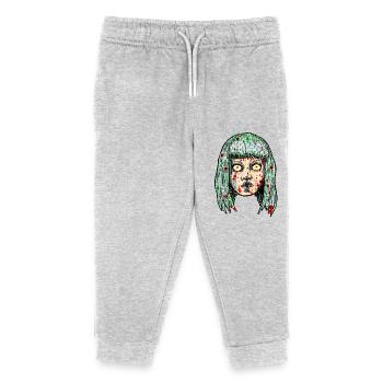 Mit Mord davonzukommen - Kinder Organic Jogginghose Mini Mover von Stanley/Stella - Grau meliert - Vorne