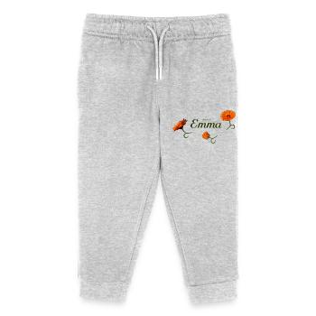 Emma's Birthday Emma - Kids Organic Sweatpants by Stanley/Stella - heather grey - Front