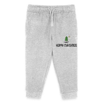 Joyeux Noël - Pantalon de jogging enfant bio Stanley/Stella - gris chiné - Devant