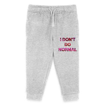 Je ne fais pas normal - je ne fais pas normal - Pantalon de jogging enfant bio Stanley/Stella - gris chiné - Devant