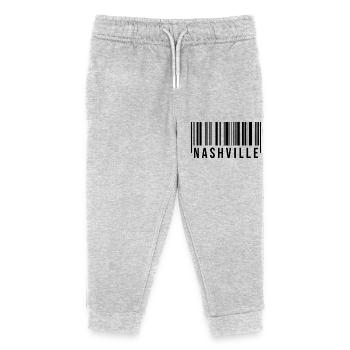 Code-barres de Nashville - Pantalon de jogging enfant bio Stanley/Stella - gris chiné - Devant