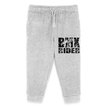 BMX RIDER - Kids Organic Sweatpants by Stanley/Stella - heather grey - Front