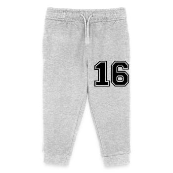 16 - Kinder Organic Jogginghose Mini Mover von Stanley/Stella - Grau meliert - Vorne