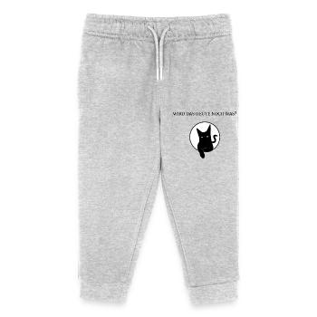 WIRD DAS HEUTE NOCH WAS 4500 x 5400 px - Kinder Organic Jogginghose Mini Mover von Stanley/Stella - Grau meliert - Vorne