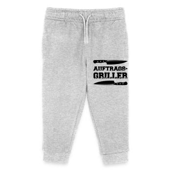 Contract Griller 01 - Kids Organic Sweatpants by Stanley/Stella - heather grey - Front