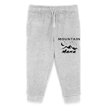 Hiking Hiking Sports Mountains - Kids Organic Sweatpants by Stanley/Stella - heather grey - Front