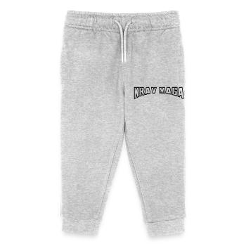 krav maga bogen - Kinder Organic Jogginghose Mini Mover von Stanley/Stella - Grau meliert - Vorne