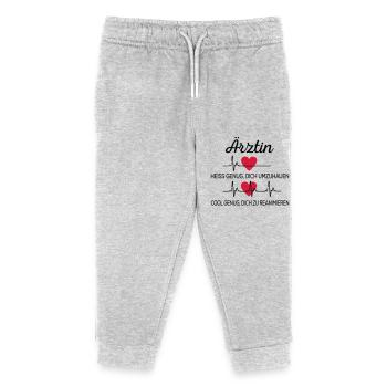 Doctor - Kids Organic Sweatpants by Stanley/Stella - heather grey - Front