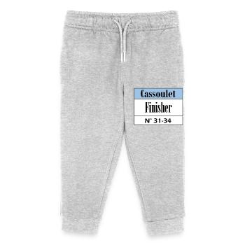 Cassoulet Finisher Languedoc - Kids Organic Sweatpants by Stanley/Stella - heather grey - Front