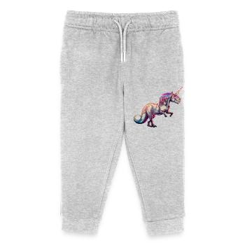 The Magic Unicorn - Kids Organic Sweatpants by Stanley/Stella - heather grey - Front