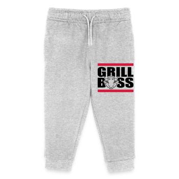 grill - Kinder Organic Jogginghose Mini Mover von Stanley/Stella - Grau meliert - Vorne