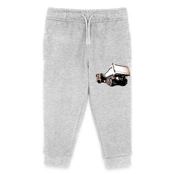 Trucks - Kids Organic Sweatpants by Stanley/Stella - heather grey - Front
